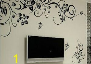 Home Decor Mural Art Wall Paper Stickers Removable butterfly Flower Diy Vinyl Decal Art Mural Home Decor Wall