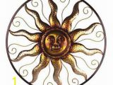 Home Depot Canada Wall Murals 25 In Steel Bronze Sun Decorative Wall Art