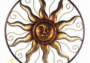 Home Depot Canada Wall Murals 25 In Steel Bronze Sun Decorative Wall Art