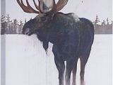 Home Depot Canada Wall Murals Artmaison 48" H X32" W Golden Moose by Daniel St Amant