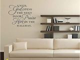 Home Gym Wall Murals Amazon Art Quote Saying Home Praise Him Hallway Wall