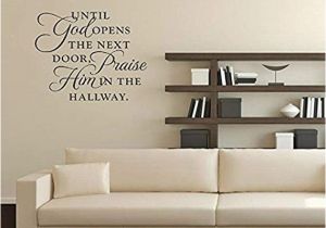 Home Gym Wall Murals Amazon Art Quote Saying Home Praise Him Hallway Wall