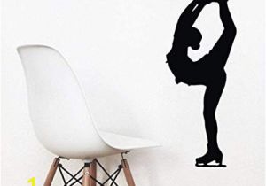 Home Gym Wall Murals Amazon Wwttoo Figure Skating Wall Decals Woman Figure