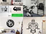 Home Gym Wall Murals Fitness Gym Wall Decal Vinyl Wall Sticker Sport Home Mural