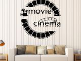 Home theater Wall Murals Vinyl Wall Decal Cinema Movie Cinemaddict Stickers Mural Unique