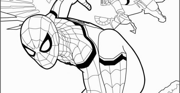 Homecoming Spiderman Coloring Pages Spiderman Coloring Page From the New Spiderman Movie