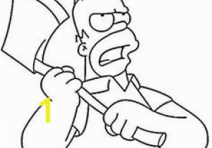 Homer Simpson Coloring Page 188 Best Simpson Images