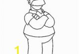 Homer Simpson Coloring Page 25 Gambar Simpsons Coloring Pages Terbaik