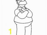 Homer Simpson Coloring Page 25 Gambar Simpsons Coloring Pages Terbaik