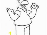 Homer Simpson Coloring Page 25 Gambar Simpsons Coloring Pages Terbaik