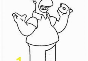 Homer Simpson Coloring Page 25 Gambar Simpsons Coloring Pages Terbaik