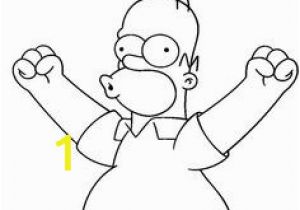 Homer Simpson Coloring Page 43 Best Simpson S Images