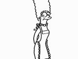 Homer Simpson Coloring Page Marge Simpson Chef