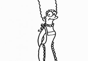 Homer Simpson Coloring Page Marge Simpson Chef