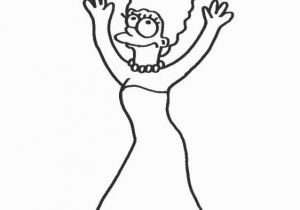 Homer Simpson Coloring Page Marge Simpsons Dancing Coloring Page More the Simpsons