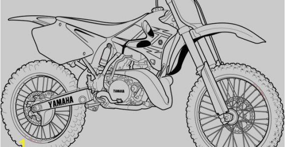 Honda Dirt Bike Coloring Pages Printable Motorcycle Coloring Pages Dirt