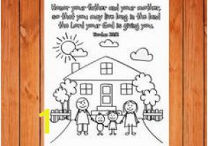 Honor Thy Father and Mother Coloring Pages 554 Best Sunday School Ideas Images On Pinterest In 2018