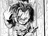 Horror Movie Coloring Pages for Adults Chucky Childs Play