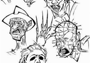 Horror Movie Coloring Pages for Adults Horror Movie Coloring Pages