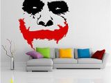 Horror Movie Wall Murals Amazon 31 X 26 Vinyl Wall Decal Scary Joker