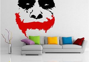 Horror Movie Wall Murals Amazon 31 X 26 Vinyl Wall Decal Scary Joker