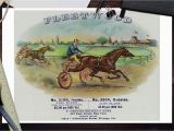 Horse Racing Wall Murals Amazon Fleetwood Brand Cigar Box Label Horse Racing