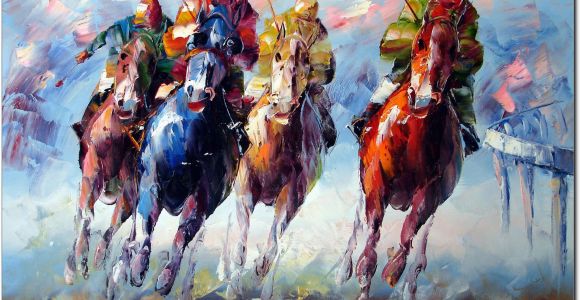 Horse Racing Wall Murals Equine Artists