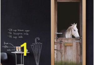 Horse Stable Wall Mural Freies Verschiffen Diy Tür Aufkleber Pferd In Stabile Tür Abziehbilder Dekorationen Für Schlafzimmer Wohnzimmer Tapeten Aufkleber Wohnaccessoires