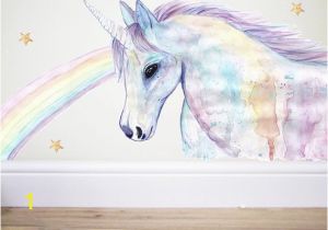 Horse themed Wall Murals Unicorn Wall Decal Unicorn Decor Unicorn Sticker Horse Wall