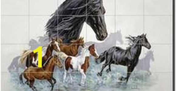 Horse Tile Murals 15 Best Horse Backsplash Designs Images