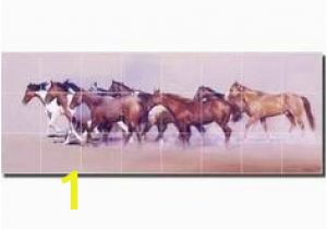 Horse Tile Murals 15 Best Horse Backsplash Designs Images