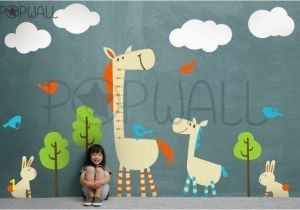 Horse Wall Decals Murals Children Wall Decal Sticker Horse Wall Decal with Growth