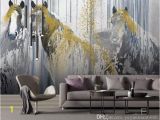 Horse Wall Murals Uk Custom Wall Papers Non Woven 3d Stereoscopic Hand Drawn Abstract