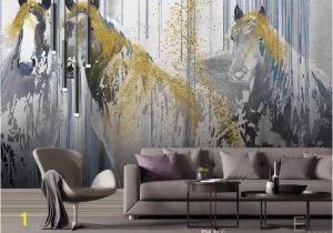 Horse Wall Murals Uk Custom Wall Papers Non Woven 3d Stereoscopic Hand Drawn Abstract