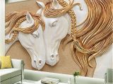 Horse Wall Murals Uk High Quality Custom Wallpaper 3d Stereo Embossed Horse Living