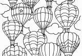 Hot Air Balloon Coloring Page for Adults Printable Hot Air Balloon Coloring Page for Adults Pdf Jpg