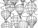 Hot Air Balloon Coloring Page for Adults Printable Hot Air Balloon Coloring Page for Adults Pdf Jpg