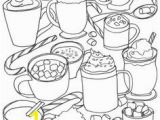 Hot Cocoa Coloring Page 7 Best Hot Chocolate Drawing Images