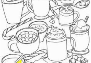 Hot Cocoa Coloring Page 7 Best Hot Chocolate Drawing Images