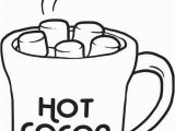 Hot Cocoa Coloring Page Free Hot Chocolate Clipart