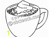 Hot Cocoa Coloring Page Hot Free Clipart 97