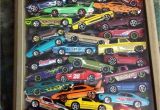 Hot Wheels Wall Mural 8×10 Shadow Box Loaded with Hot Wheels Good Way to Store and