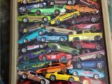 Hot Wheels Wall Mural 8×10 Shadow Box Loaded with Hot Wheels Good Way to Store and