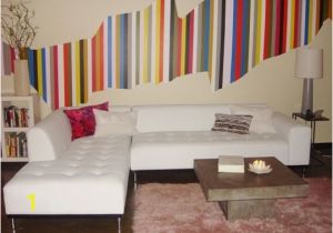 How Do You Paint A Wall Mural Christina S Colorful Stripe Diy Wall Mural