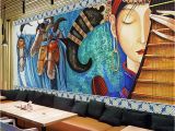 How Do You Paint A Wall Mural Custom Mural Wallpaper Lute Horses Hand Painted Abstract Art Wall Painting Restaurant Cafe Living Room Hotel Fresco Wall Paper Canada 2019 From