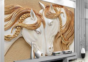 How Much to Charge for A Wall Mural High Quality Custom Wallpaper 3d Stereo Embossed Horse Living Room Tv Backdrop Wall Mural Art Painting Mural Wall Paper Phone Wallpapers