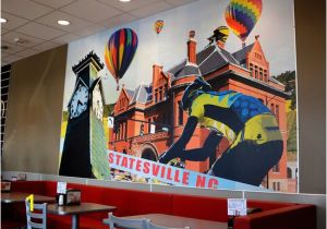 How to Do A Mural On A Wall Statesville Mural On Wall Picture Of Hardee S Statesville