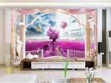 How to Do A Wall Mural Custom 3d Wallpaper Mural Living Room sofa Tv Backdrop Mural Lavender Balloon Rome Balcony Picture Wallpaper Mural Sticker Home Decor High