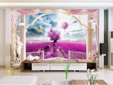 How to Do A Wall Mural Custom 3d Wallpaper Mural Living Room sofa Tv Backdrop Mural Lavender Balloon Rome Balcony Picture Wallpaper Mural Sticker Home Decor High