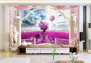 How to Do A Wall Mural Custom 3d Wallpaper Mural Living Room sofa Tv Backdrop Mural Lavender Balloon Rome Balcony Picture Wallpaper Mural Sticker Home Decor High